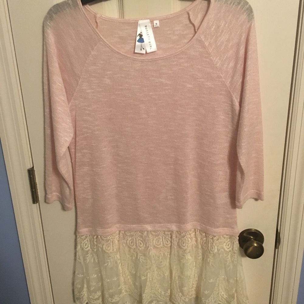 Pink and Lace top